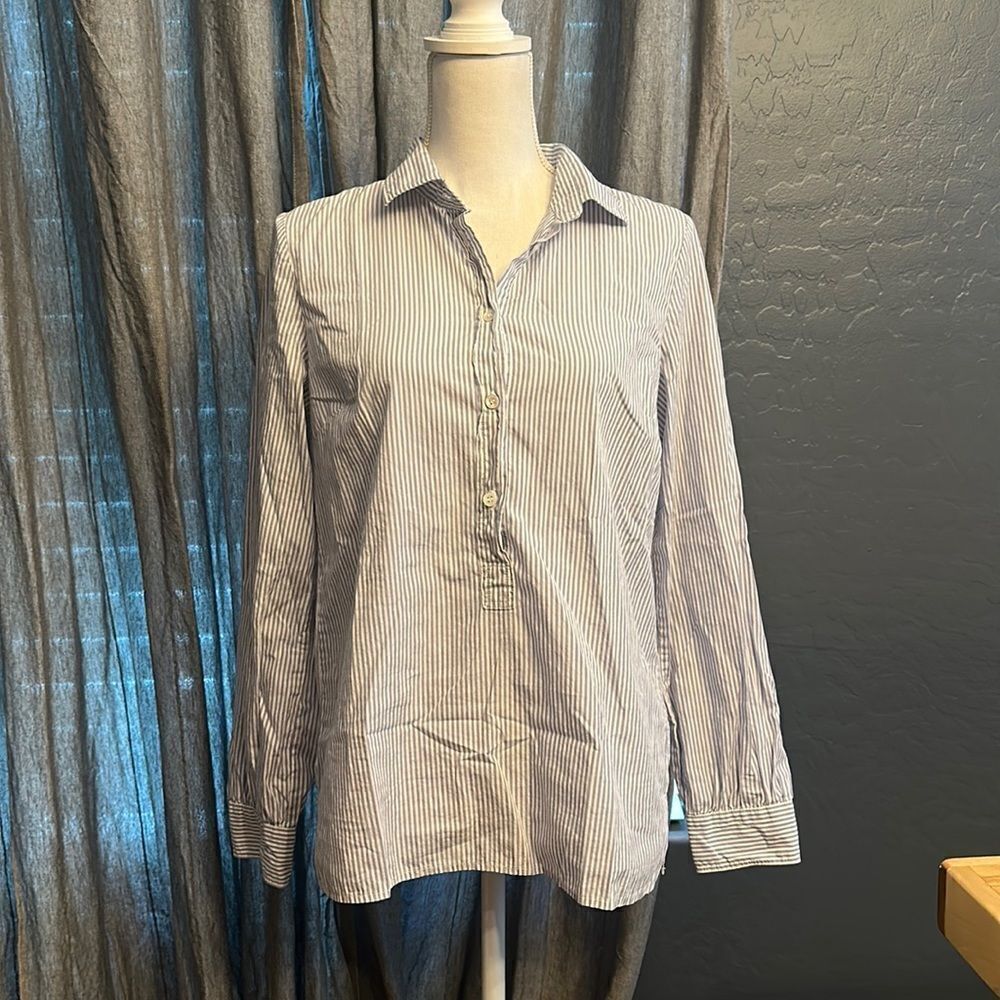 ‎J crew cotton striped top